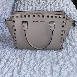 Michael Kors Selma studded satchel